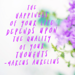 Day 126 of 365 Daily Inspiration – The Happiness Of Your LIfe Depends Upon The Quality Of Your Thoughts